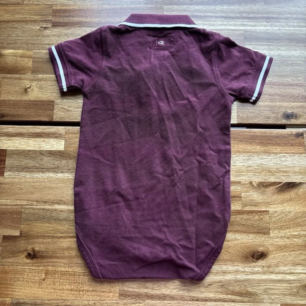 Mississippi State University MSU Football Polo Bodysuit‎ Baby Size 18 Month NWT